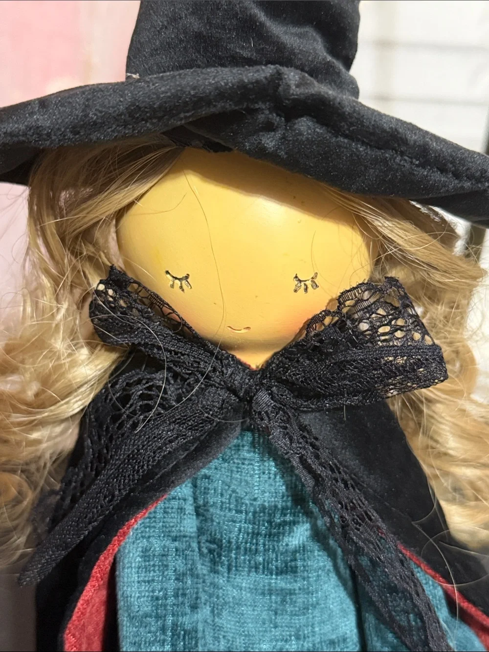 Hallow’s Eve Halloween witch weighted bottom decor